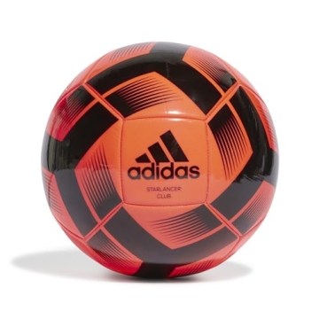 adidas Starlancer Club Soccer Ball - Size 5, Durable & Soft for Optimal Play