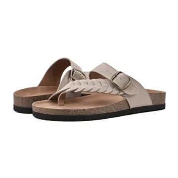 Stylish WHITE MOUNTAIN Women's Happier Sandals for Comfort