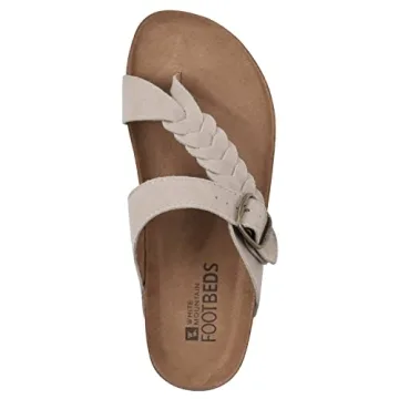Stylish WHITE MOUNTAIN Women's Happier Sandals for Comfort
