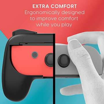 TALK WORKS Nintendo Switch Joy-Con Controller Grips 2 Pack