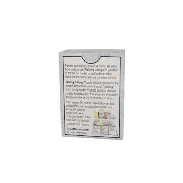 Talking College English Edition Conversation Card Deck - Educational, Health & Safety Cards w/Multip...