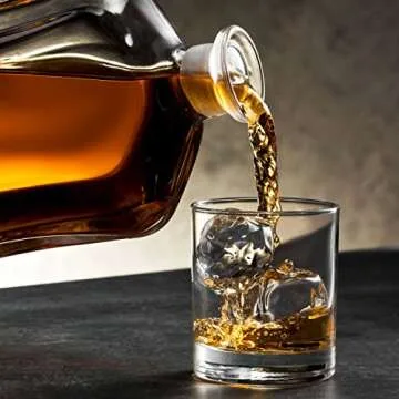 Paksh Capitol Glass Decanter - Airtight & Elegant for All Beverages