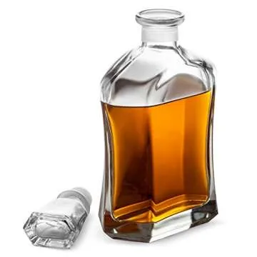 Paksh Capitol Glass Decanter - Airtight & Elegant for All Beverages
