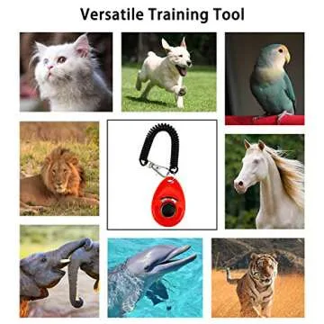 FNAF Craft Pet Training Clicker with Wrist Strap Dog Training Clicker Set Clicker Training Tools for Dog, Cat, Bird, Horse, etc (4 Color)