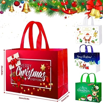 Reusable Large Christmas Gift Bags for Holiday Cheer