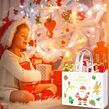 Reusable Large Christmas Gift Bags for Holiday Cheer