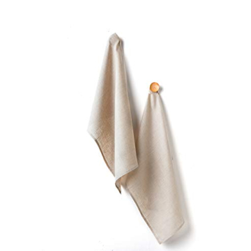 Elegant Linen Kitchen Towels Set – 100% Pure European Flax
