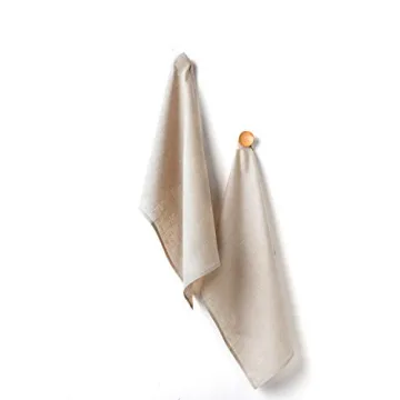 Elegant Linen Kitchen Towels Set – 100% Pure European Flax