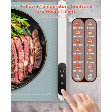 FEPPO Food Warming Mat with Adjustable Temperature