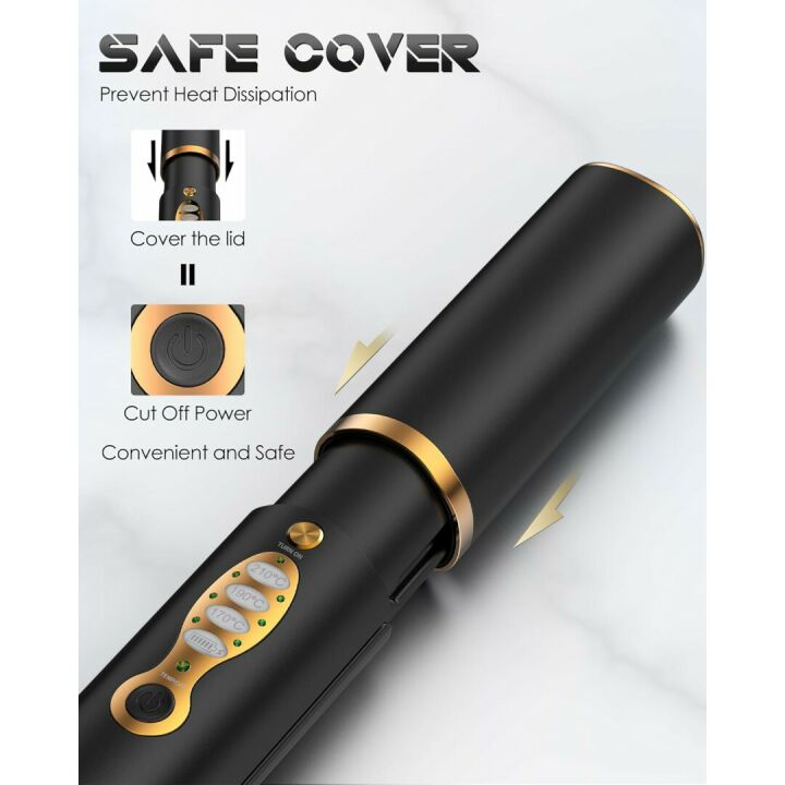 2-in-1 Hair Straightener and Curler for Travel