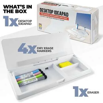 Desktop Whiteboard - Perfect for Home Office & Studying