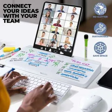 Desktop Whiteboard - Perfect for Home Office & Studying