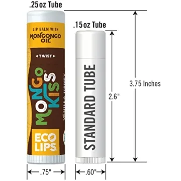 Eco Lips Mongo Kiss Organic Lip Balm 4-Pack Flavors