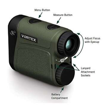 Vortex Optics Impact 1000 Laser Rangefinder for Hunting
