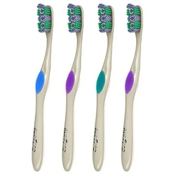 Colgate 360 Optic White Soft Toothbrush 4 Pack for Whitening