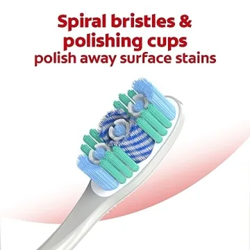 Colgate 360 Optic White Soft Toothbrush 4 Pack for Whitening