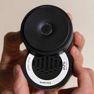 Pura and Homesick - Car Scent Refill for Pura Car Diffusers - Premium Fragrance for Smart Diffuser - Long Lasting, up to 30 Days of Scent - Road Trip