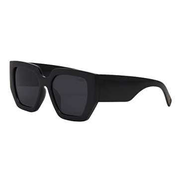 I-SEA Olivia Women's Polarized Sunglasses Black Smoke