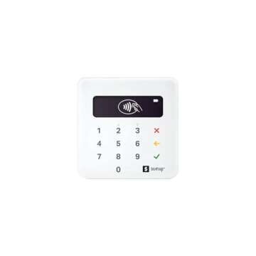 SumUp Plus Card Reader, Bluetooth - NFC RFID Credit Card Reader for Smartphone