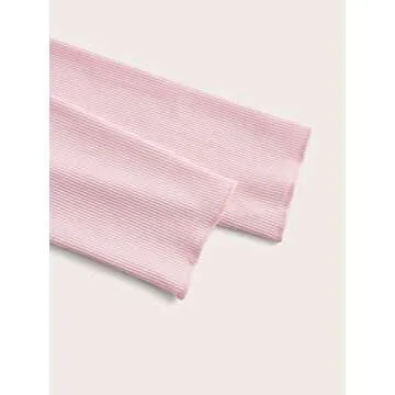 SOLY HUX Y2K Long Sleeve Ribbed Knit Top - Stylish & Trendy