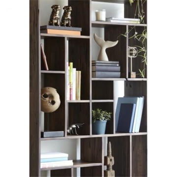 Moe's Home Redemption Large Bookcase - Elegant Walnut Design