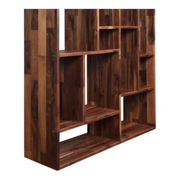 Moe's Home Redemption Large Bookcase - Elegant Walnut Design