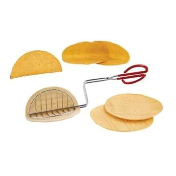 HIC Kitchen Taco Shell Tong, Steel, For Making Homemade Taco Shells