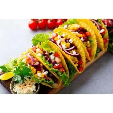 HIC Kitchen Taco Shell Tong, Steel, For Making Homemade Taco Shells