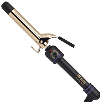 HOT TOOLS 24K Gold Curling Iron | Salon-Quality, Long-Lasting Curls (1 in)