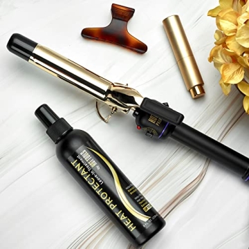 HOT TOOLS 24K Gold Curling Iron for Long-Lasting Curls