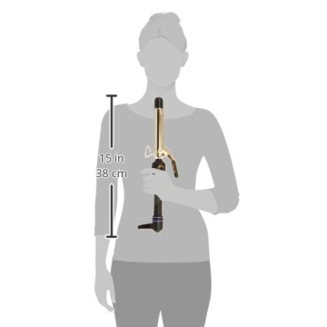 HOT TOOLS 24K Gold Curling Iron for Long-Lasting Curls