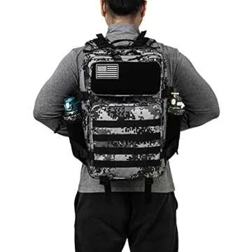 QT&QY Military Tactical Backpack 45L: Versatile & Durable