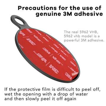 APPS2Car Dashboard Pad Mounting Disk for Suction Cup Phone Mount & Tom Tom Garmin GPS Suction Mount Sat Nav Dash Cam Holder Stick On Universal Dash Mount Pad w/3M Adhesive 70mm Diameter 3 Pcs