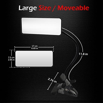 Ampper Clip On Security Mirror for Safe Workspaces