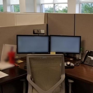 Ampper Clip On Security Mirror for Safe Workspaces