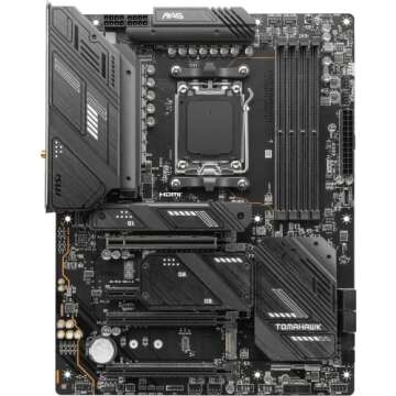MSI MAG X670E Tomahawk WiFi Gaming Motherboard (AMD Ryzen 9000/8000/7000 Series Processors, AM5, DDR...