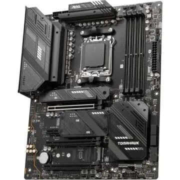 MSI MAG X670E Tomahawk WiFi Gaming Motherboard (AMD Ryzen 9000/8000/7000 Series Processors, AM5, DDR5, PCIe 5.0, SATA 6Gb/s, M.2, USB 3.2 Gen 2, Wi-Fi 6E, Bluetooth 5.3, 2.5Gbps LAN, HDMI/DP, ATX)