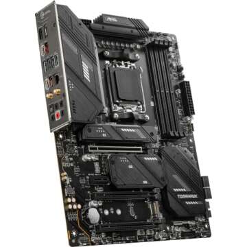 MSI MAG X670E Tomahawk WiFi Gaming Motherboard (AMD Ryzen 9000/8000/7000 Series Processors, AM5, DDR5, PCIe 5.0, SATA 6Gb/s, M.2, USB 3.2 Gen 2, Wi-Fi 6E, Bluetooth 5.3, 2.5Gbps LAN, HDMI/DP, ATX)