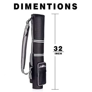 Champkey USA Lightweight Golf Carry Bag - Portable & Durable