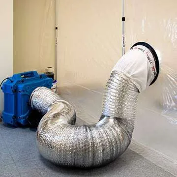 ZipWall ZPT Dust Barrier Pass-Through for Easy Airflow Management