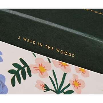 RIFLE PAPER CO. Candle | Festive Occasions and Gatherings with Decorative Box and Festive Labels On Soy Candle Base and 40+ Hour Burn Time, High Peaks of The Adirondack Forest