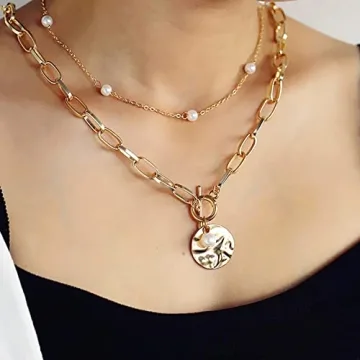 YOUBEIYEE Gold Aluminum Link Chain for Jewelry Making