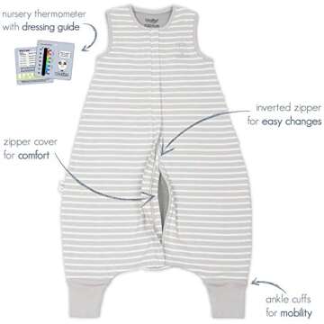 Woolino Merino Wool Sleep Bag for Toddler Comfort