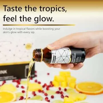 Sipnutri Diamond Liquid Collagen Drink, 15000 mg Hydrolyzed Marine Collagen Peptides with Vitamin C, Pomegranate, Healthy Hair Skin Nails Joints Bones Support, 50 ml x 10 Bottles (3 Boxes)