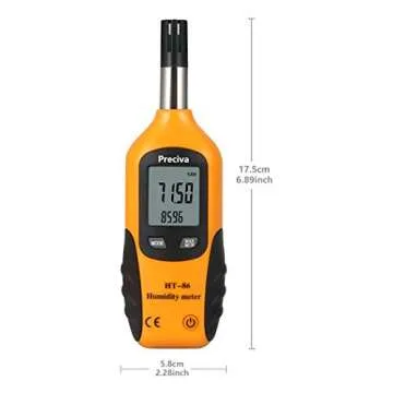 Preciva Digital Psychrometer for Accurate Temperature and Humidity