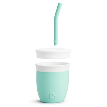 Munchkin C’est Silicone Open Training Cup with Straw 4oz