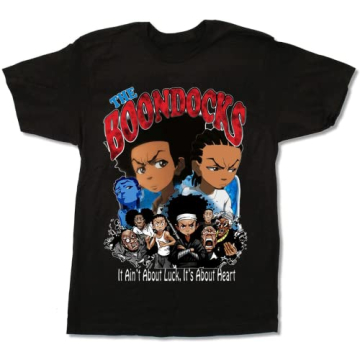 Boondocks Men's Basic Round Neck T-Shirt - Stylish Comfort