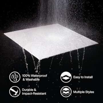 Genesis 2ft x 4ft Waterproof Ceiling Tiles - Easy Installation