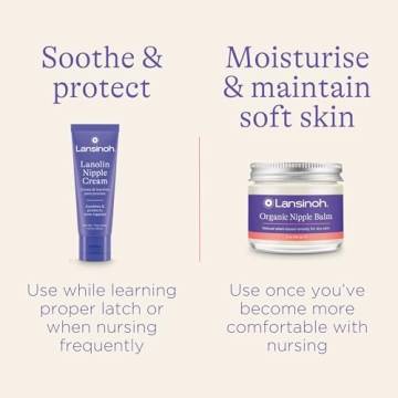 Lansinoh Lanolin Nipple Cream & Organic Balm for Moms