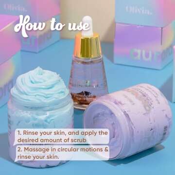 Olivia Beauty Natural Body Scrub for Radiant Skin